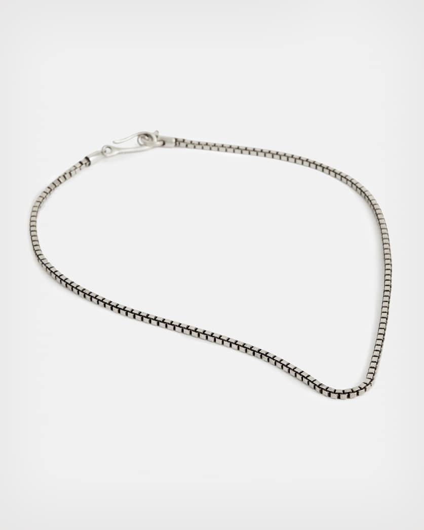 Roan Sterling Silver Box Chain Necklace
