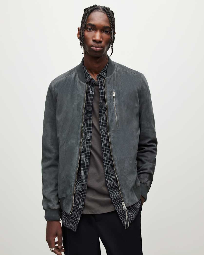 Kemble Suede Bomber Jacket