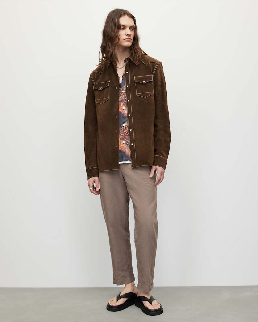 Cruise Suede Western Vintage Wash Shirt