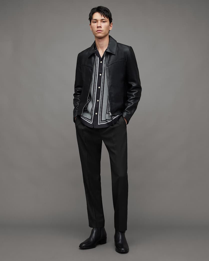 Arah Crepe Cropped Straight Fit Trousers