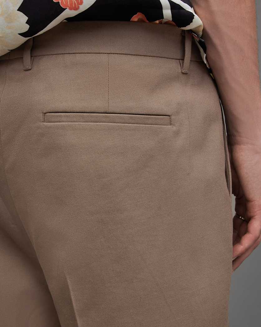 Tallis Slim Fit Cropped Trousers