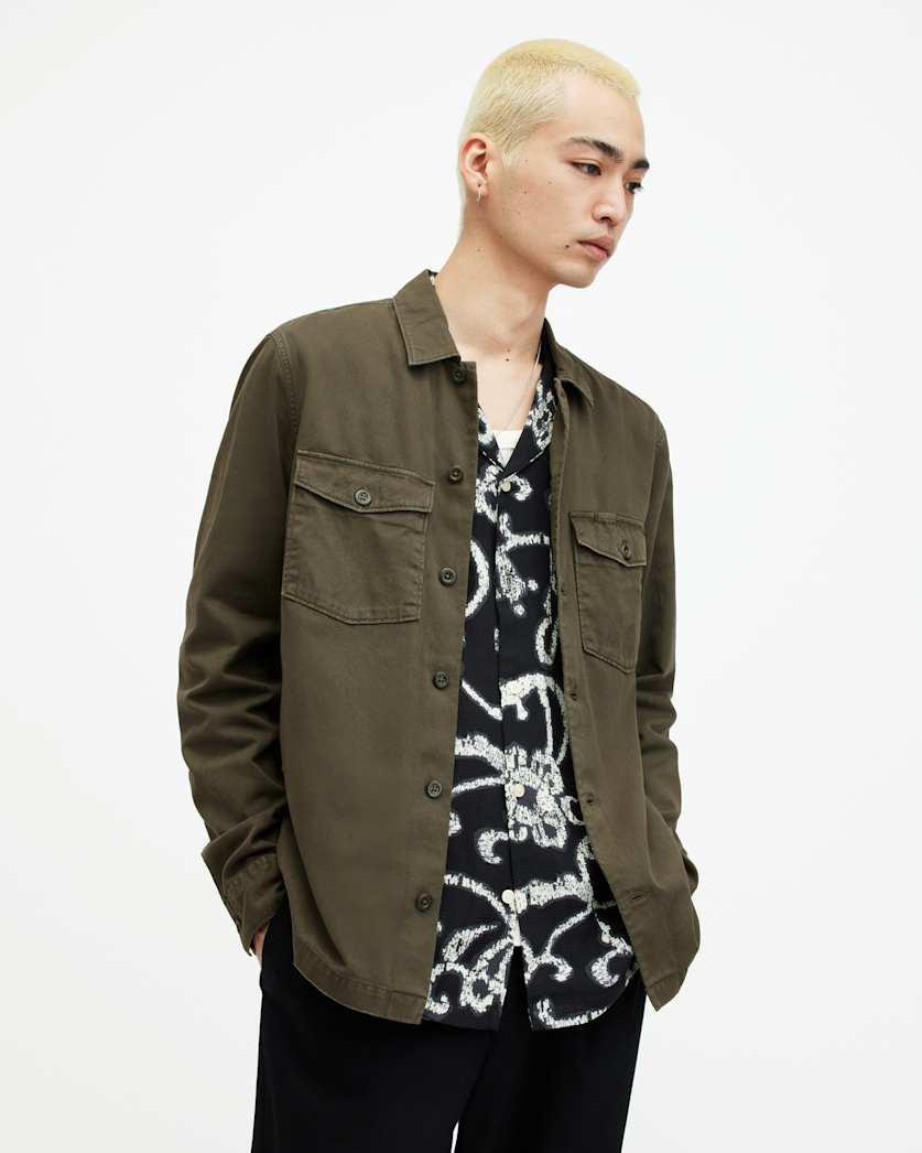 Spotter Long Sleeve Military Overshirt