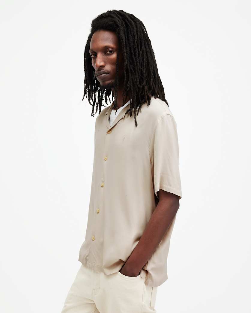 Venice Revere Collar Ramskull Shirt