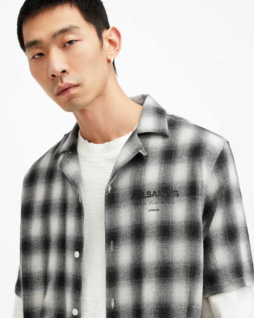 Underground Relaxed Check Logo Shirt