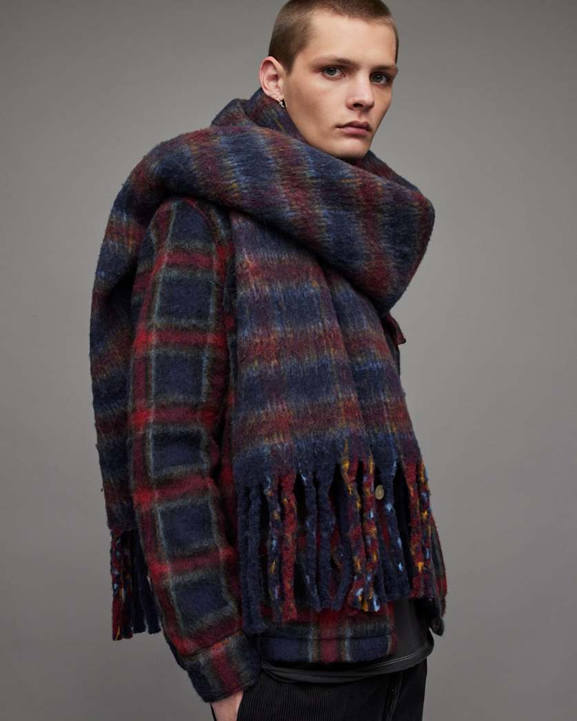 Emerson Brushed Checked Scarf