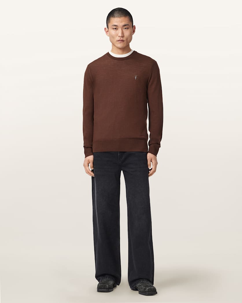 Mode Merino Crew Neck Ramskull Jumper