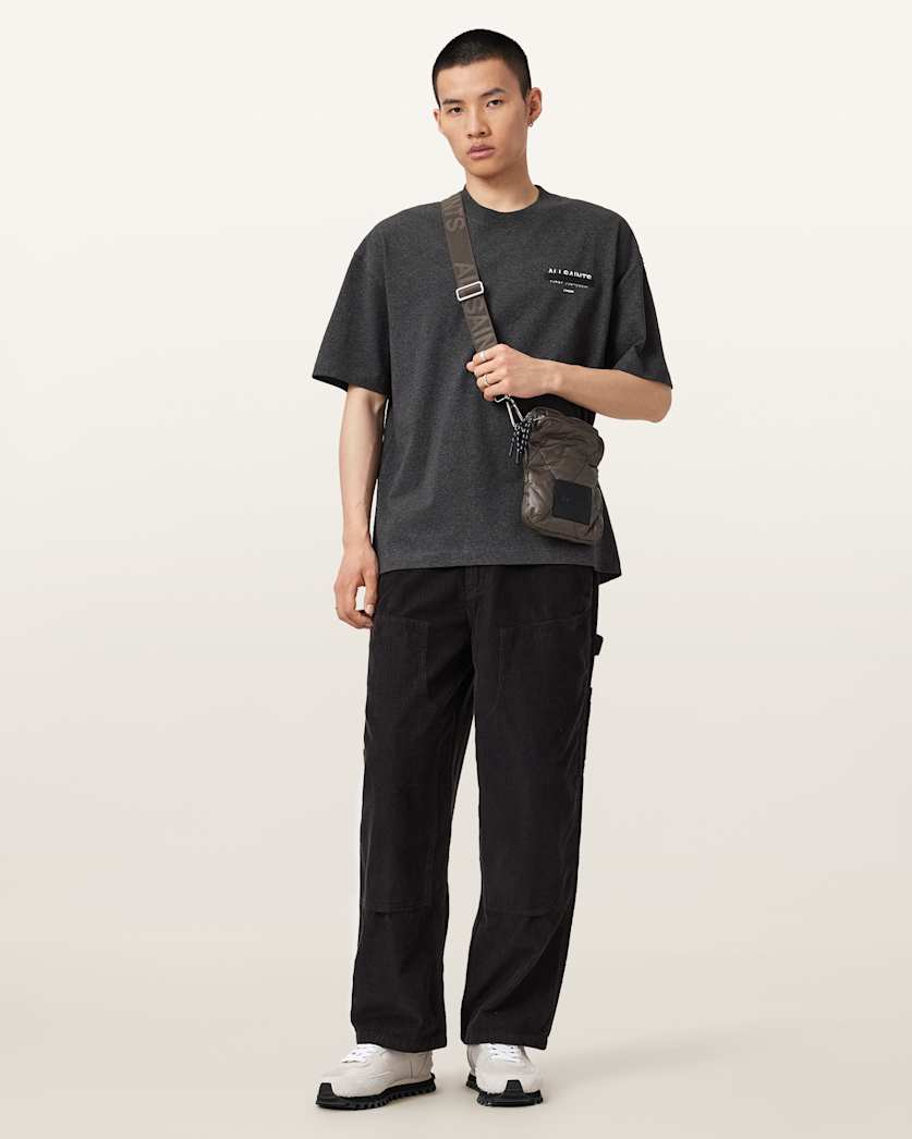 Redact Oversized Embroidered Logo T-Shirt