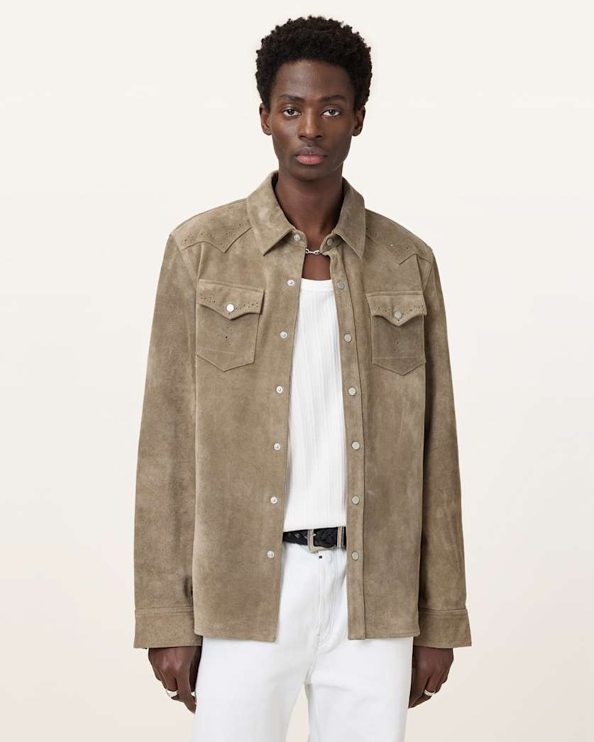 Goldendale Suede Western Shirt
