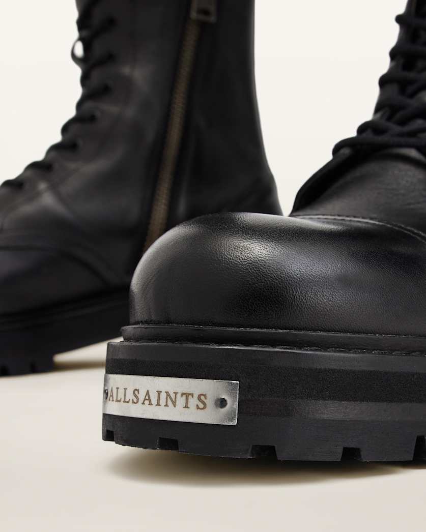 Hank Chunky Leather Boots