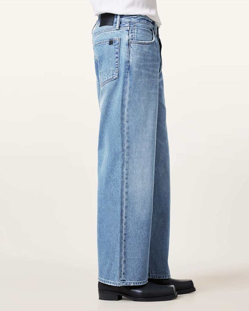 Lenny Loose Fit Wide Leg Denim Jeans