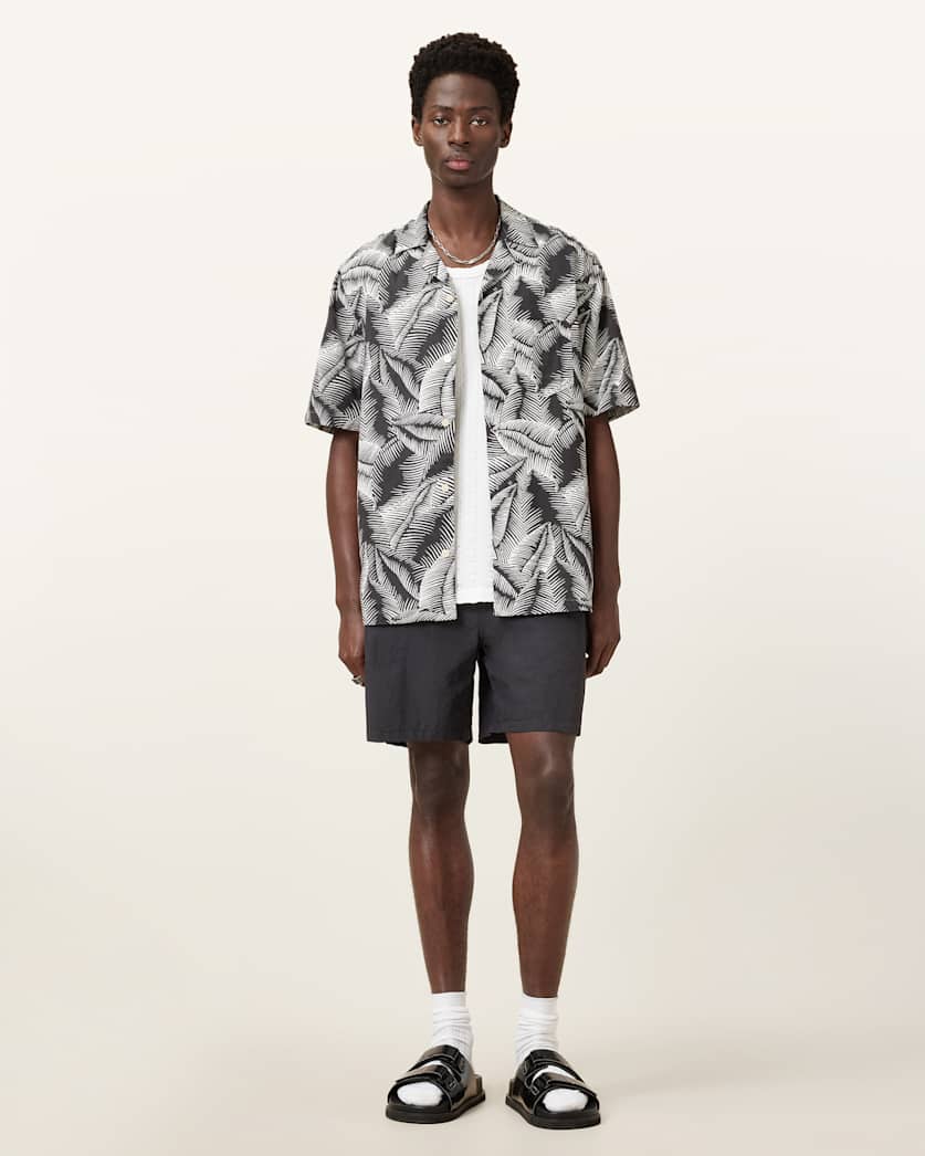 Warden Elastic Waist Ramskull Swimshorts