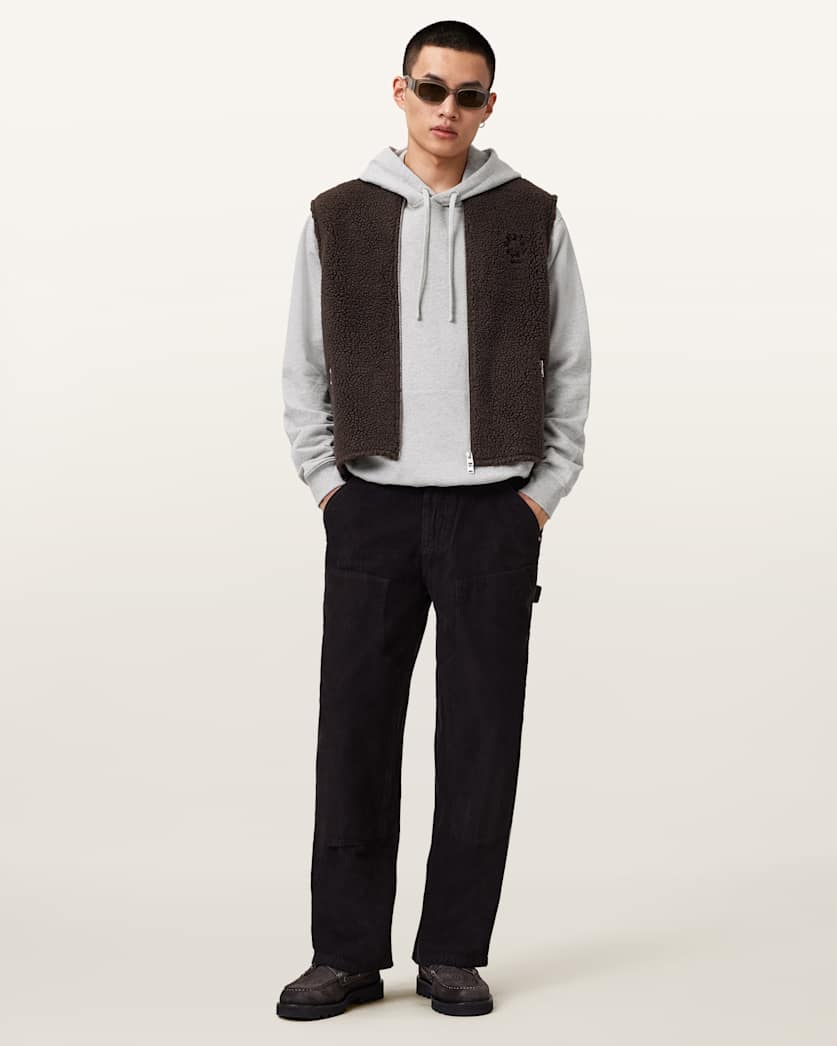 Waved Relaxed Fit Hoodie