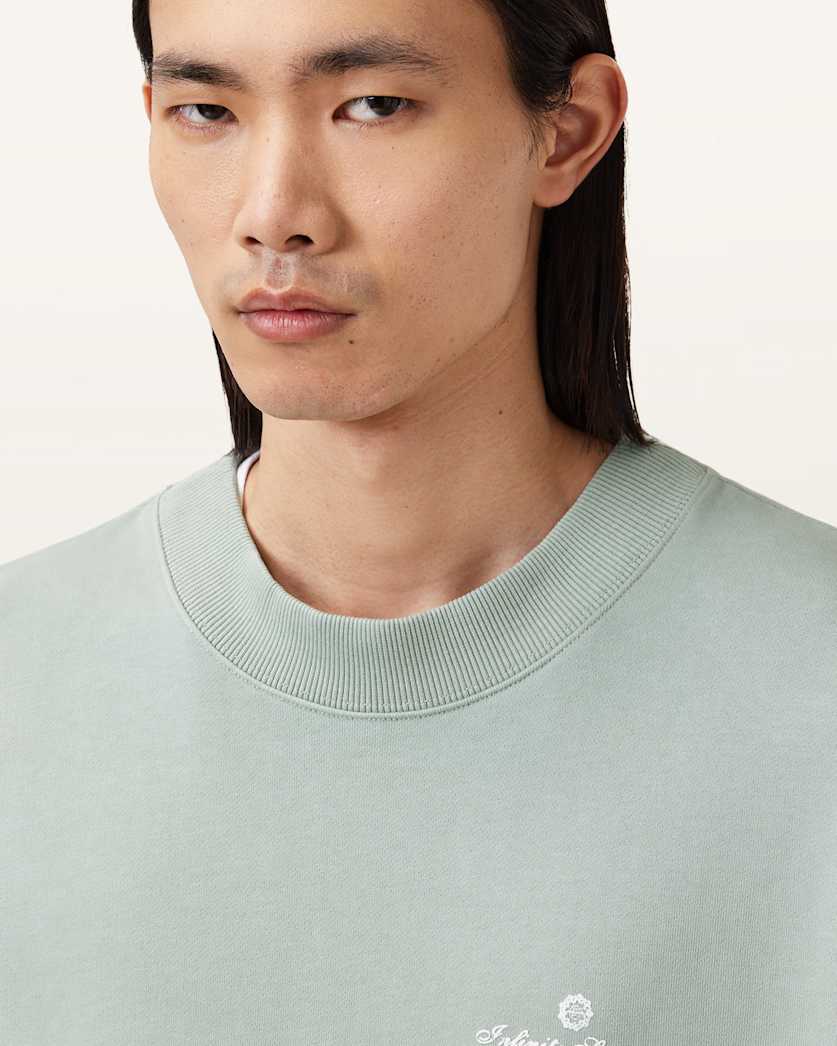 Soleil Crew Oversized Cropped Sweatshirt