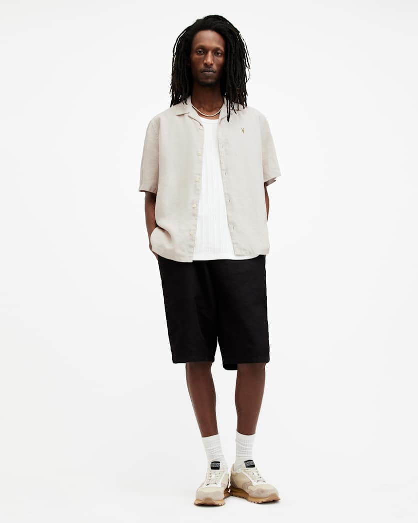 Audley Hemp Relaxed Fit Ramskull Shirt