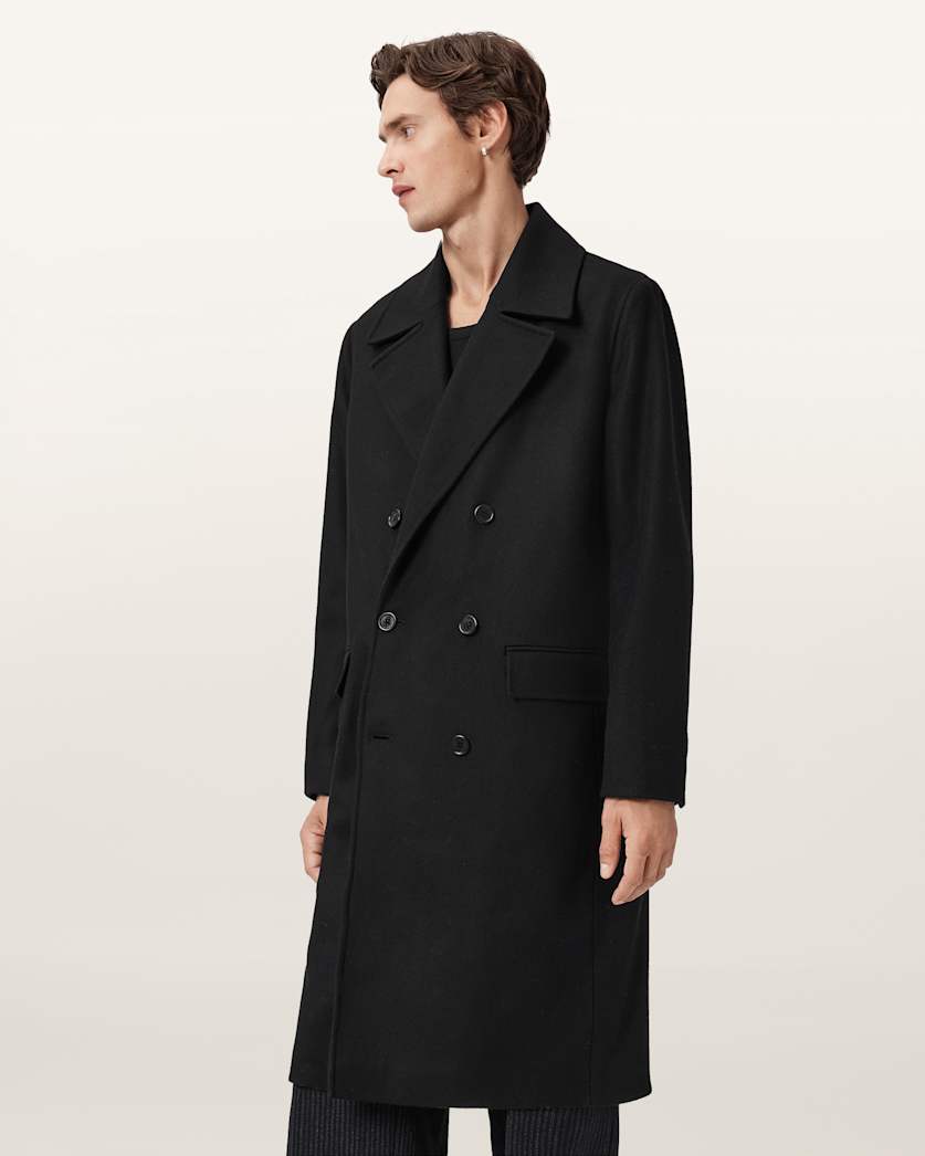 Curran Relaxed Fit Wool Coat