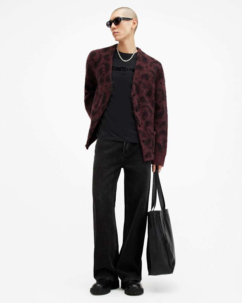 Bancat Paisley Jacquard Cardigan