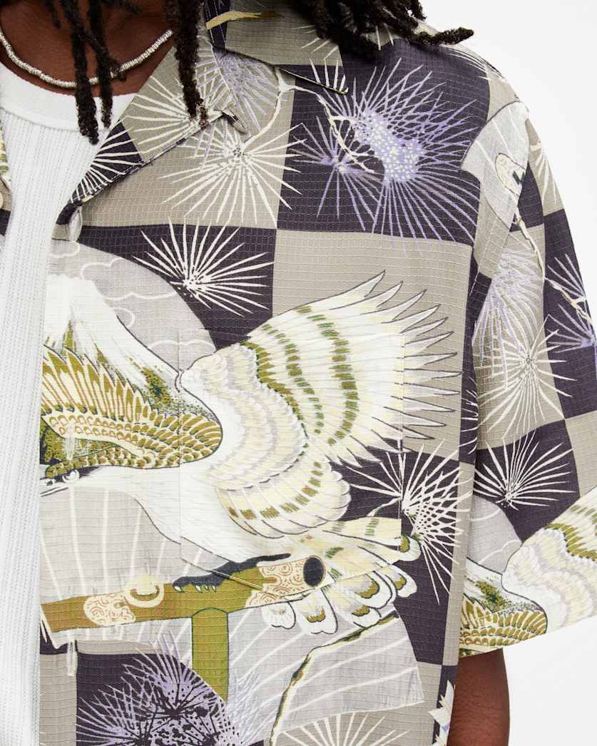 Sebastian Floral Print Relaxed Fit Shirt