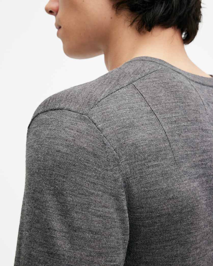 Mode Merino V-Neck Ramskull Jumper