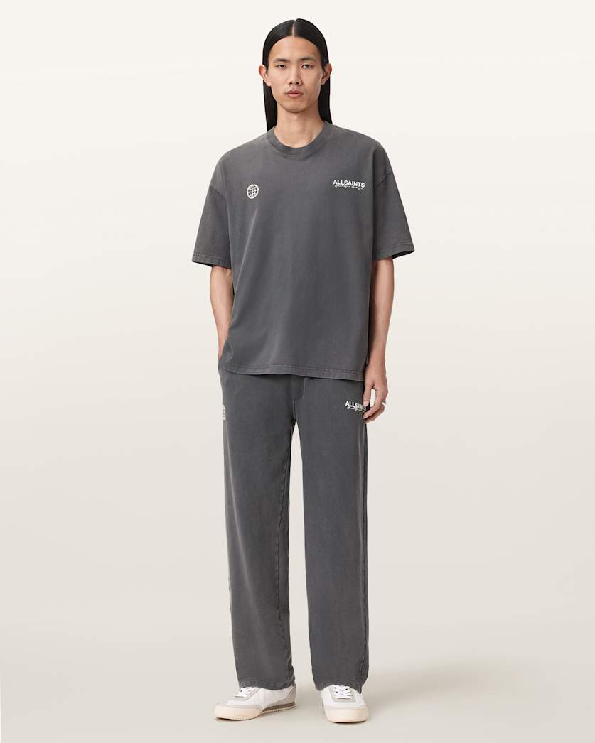Emblem Straight Leg Sweatpants