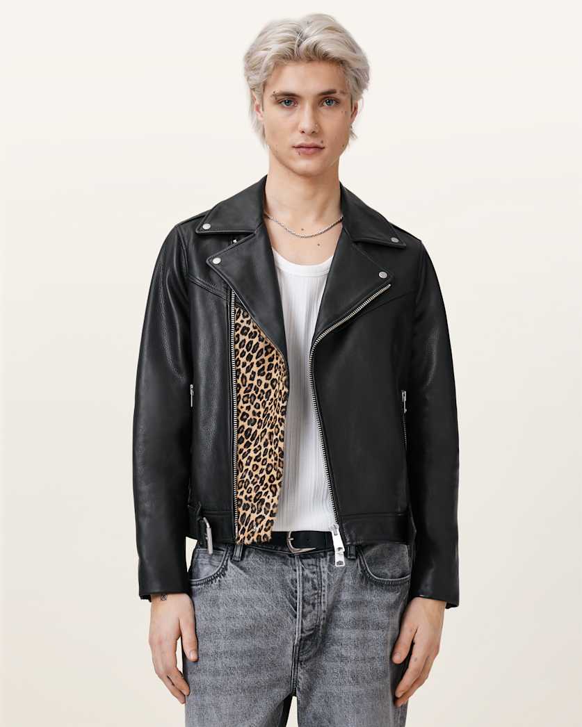 Mick Leather Biker Jacket