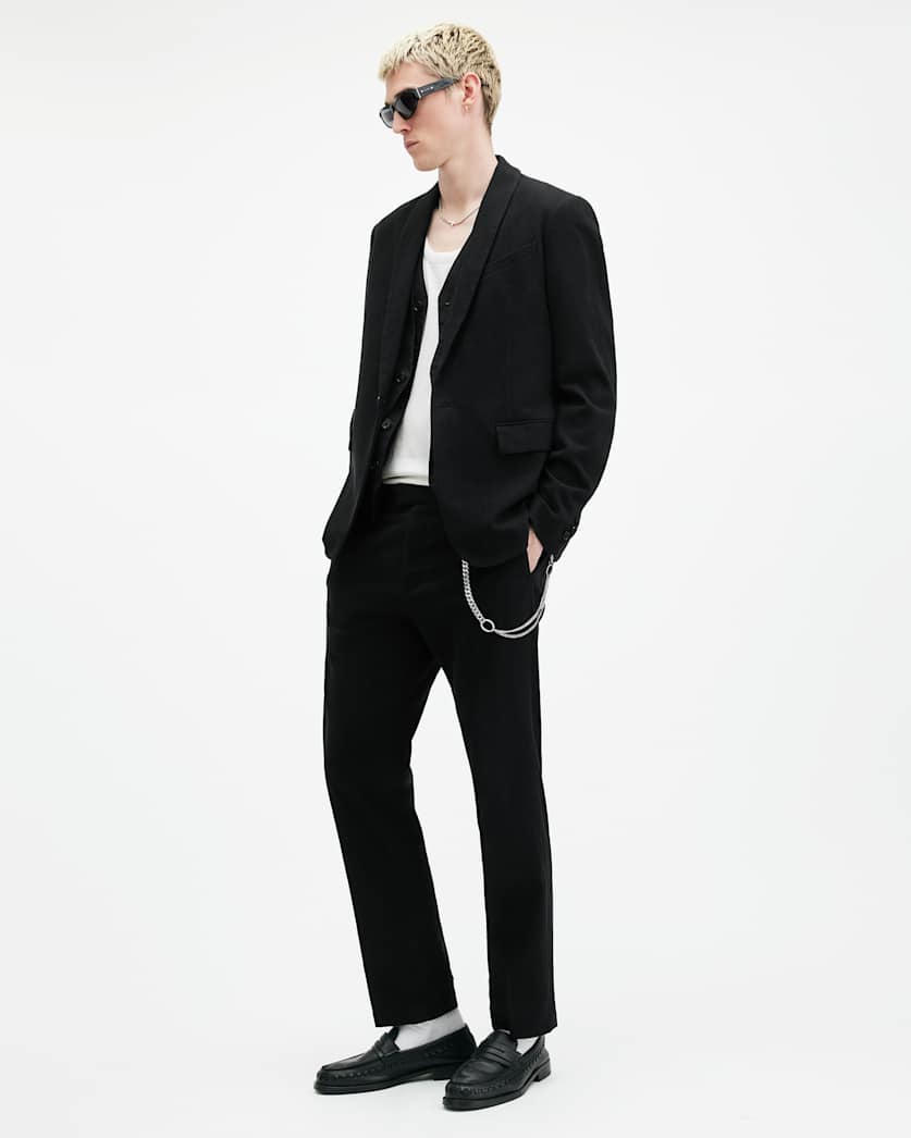 Heron Tailored Straight Leg Trousers