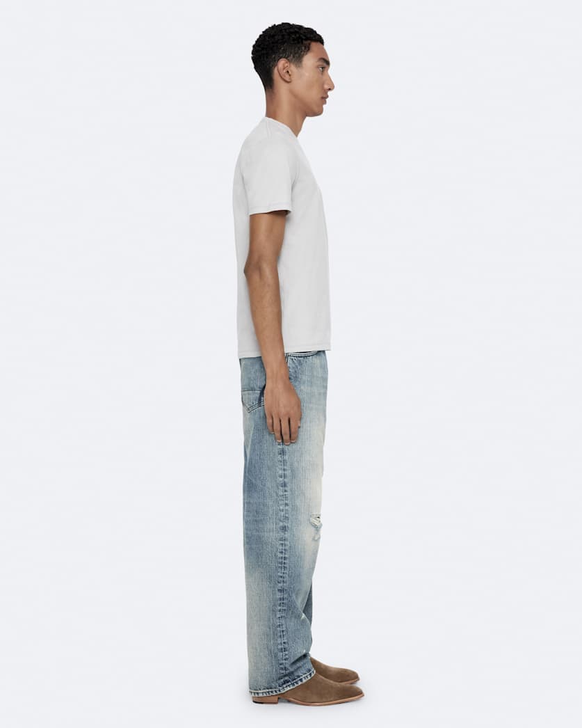 Brace Brushed Cotton Crew Neck T-Shirt