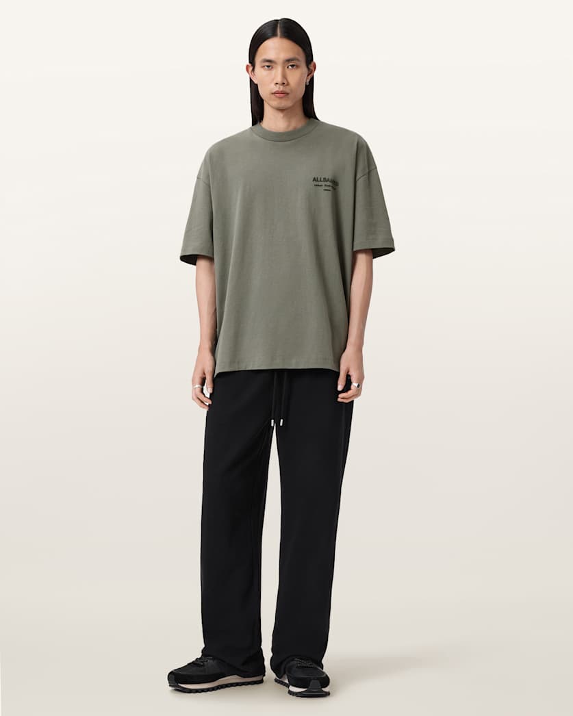 Xander Flocked Logo Oversized T-Shirt