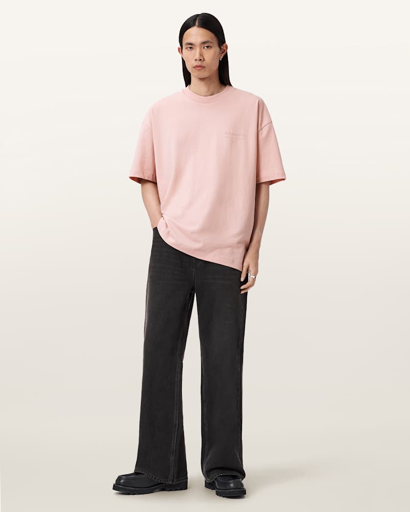 Xander Flocked Logo Oversized T-Shirt