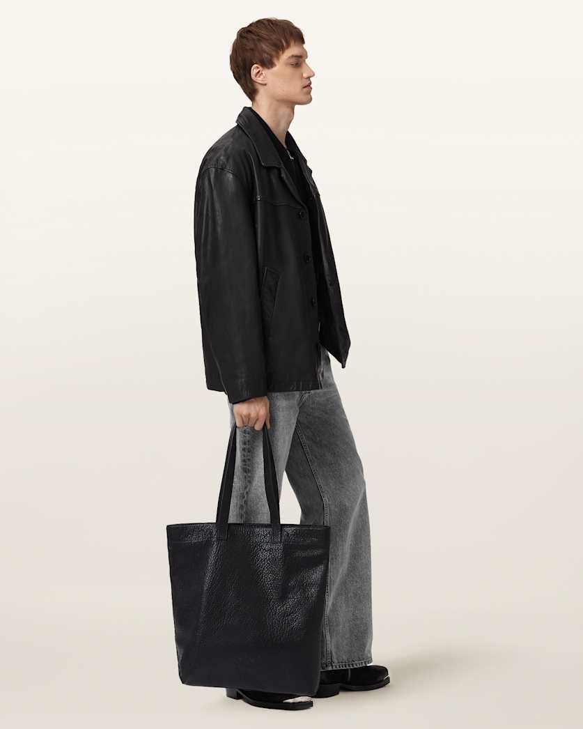 Bradwell Boxy Leather Coat