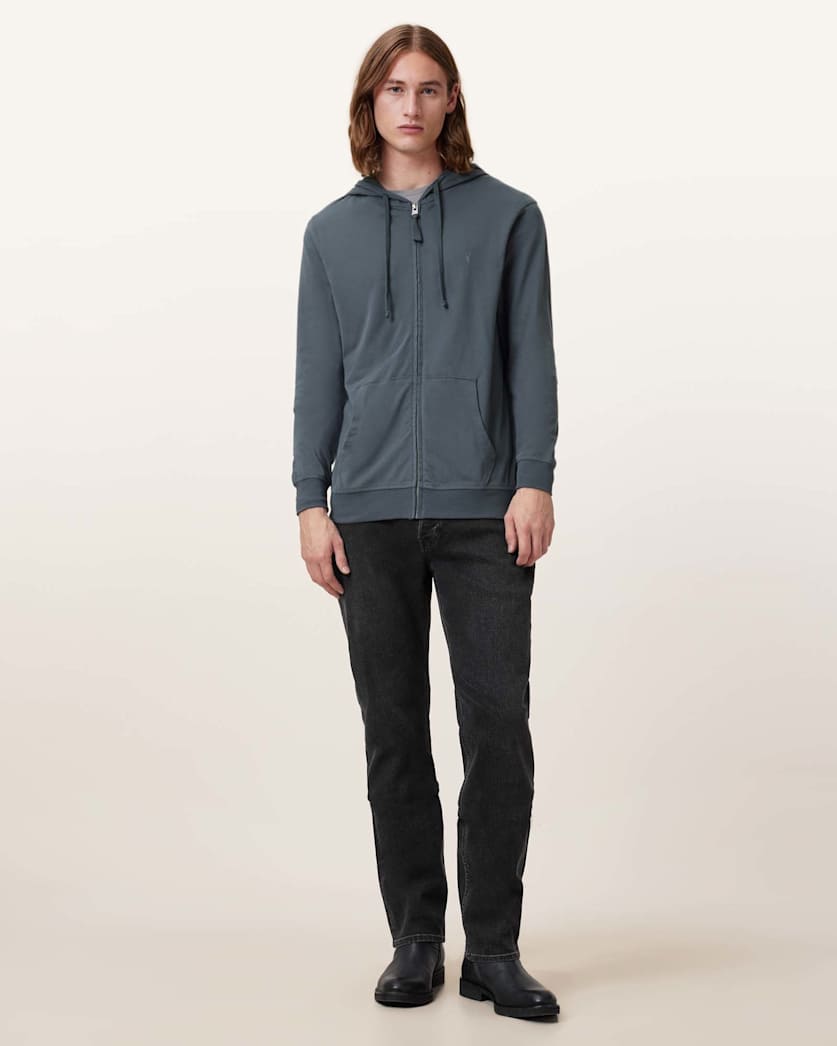 Brace Zip Up Brushed Cotton Ramskull Hoodie