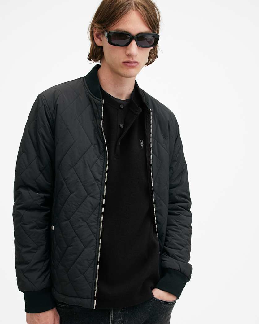 Rowe Long Sleeve Waffle Henley T-Shirt