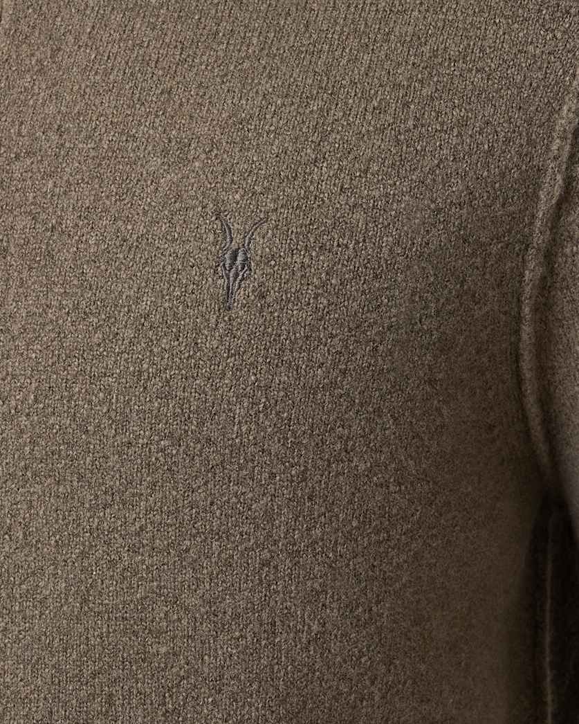 Statten Long Sleeve Ramskull Polo Jumper