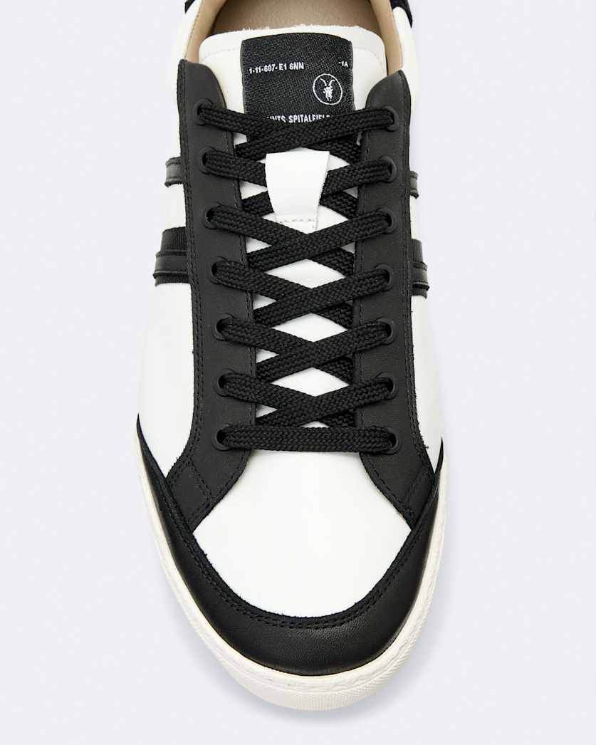Sheer Contrast Leather Trainers