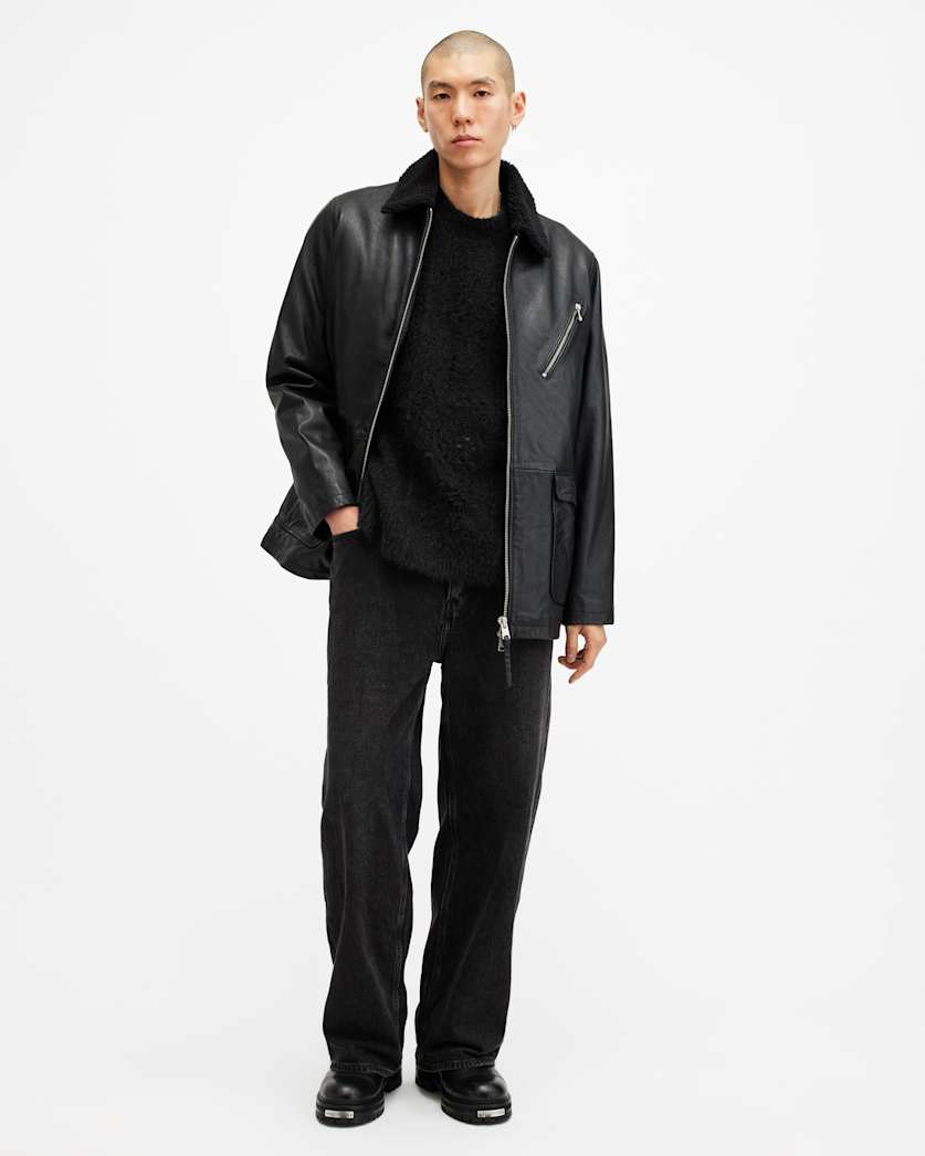 Hadwin Distressed Crew Neck Sweater