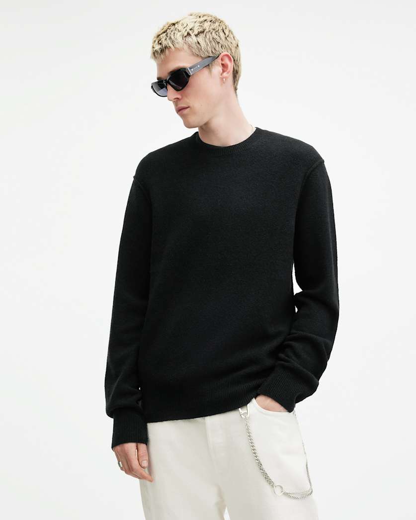 Patern Crew Neck Jumper