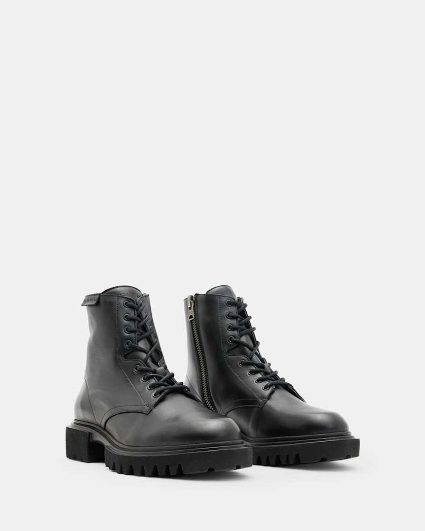 Vaughan Chunky Leather Boots