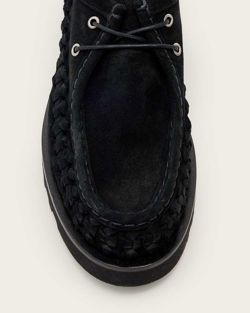 Skiff Woven Boat Shoes