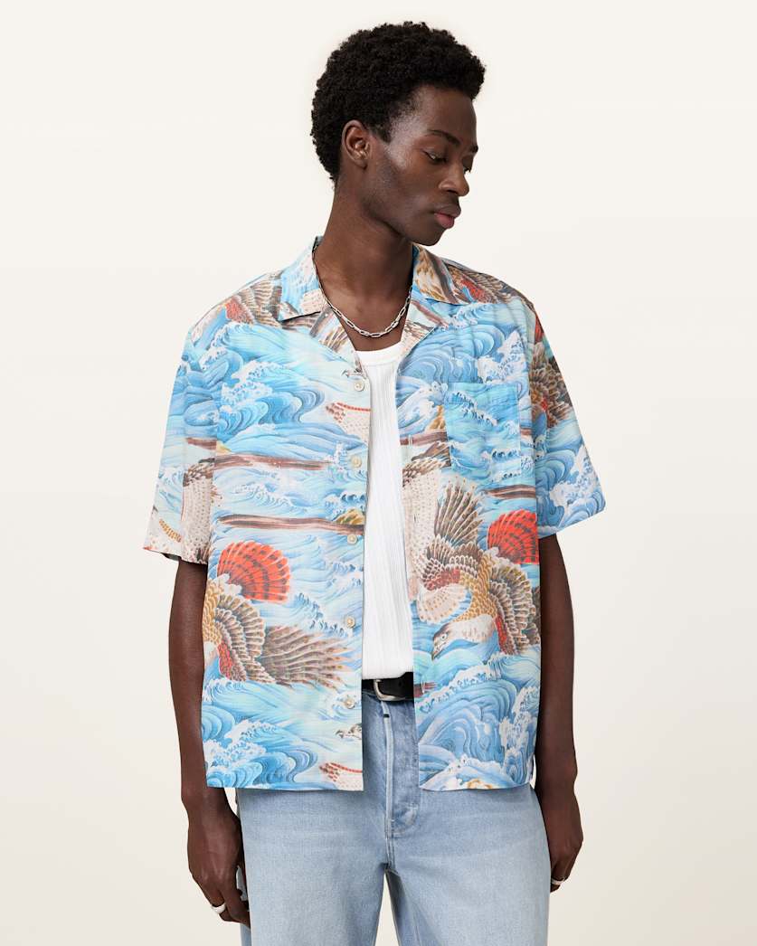 Corsican Relaxed Fit Hawaiian Shirt