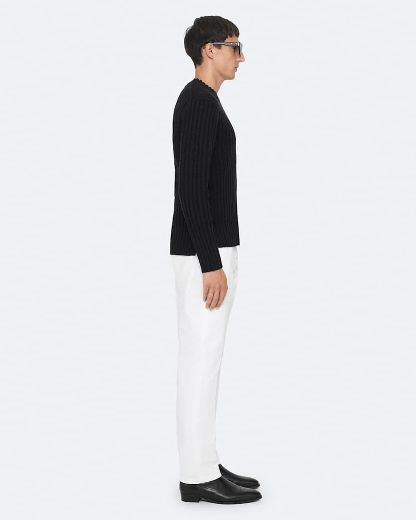 Liev Ribbed Crew-Neck Jumper