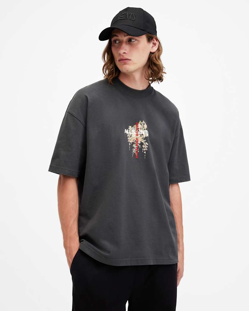 Eternal Oversized Embroidered Logo T-Shirt