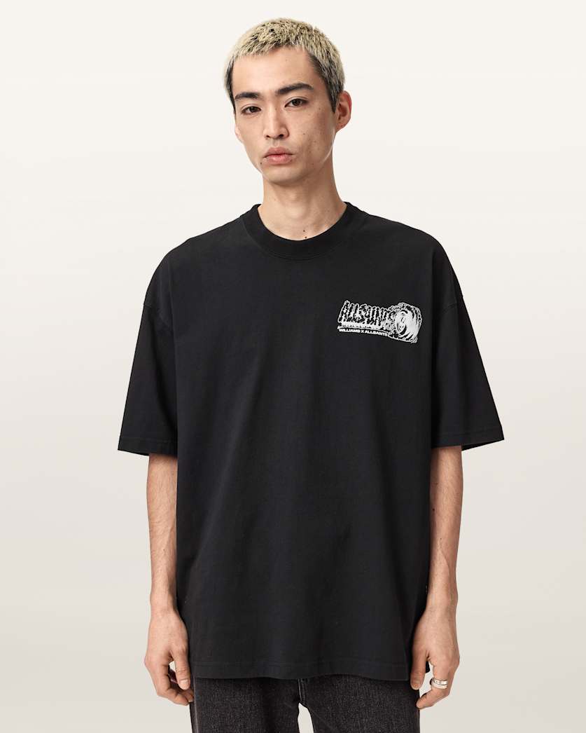 Williams X AllSaints Burnout Crew Neck T-Shirt