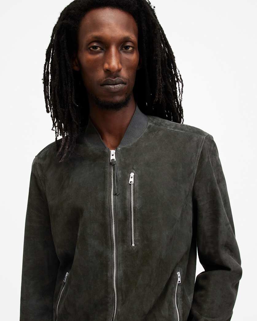 Kemble Suede Bomber Jacket
