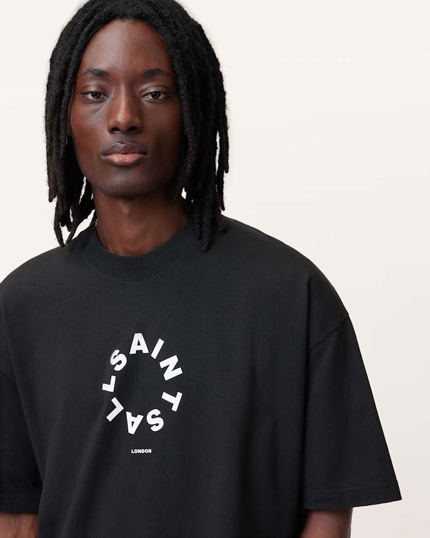 Tierra Oversized Crew Neck Logo T-Shirt