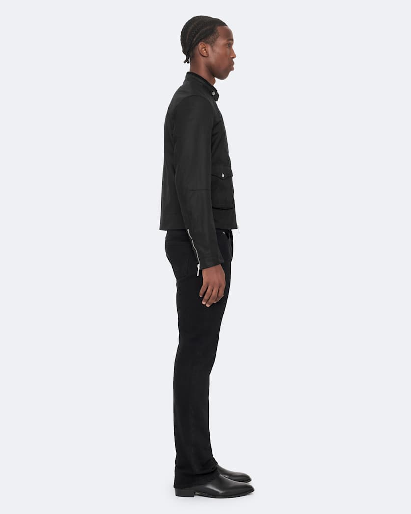 Kirk Waxed Cotton Racer Jacket