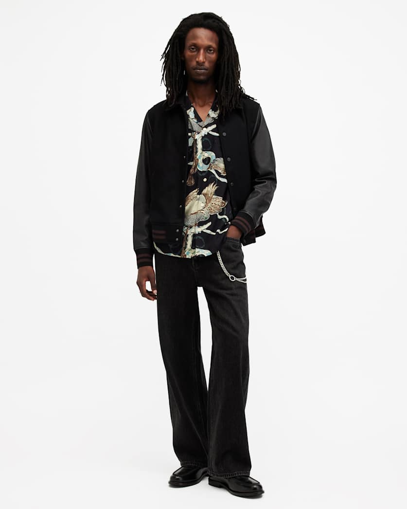 Buzzard Printed Relaxed Fit Shirt