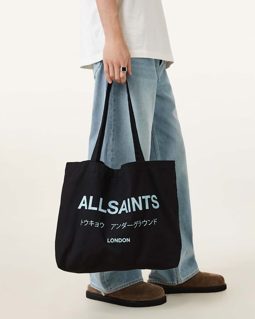 Underground Logo Printed Tote Bag
