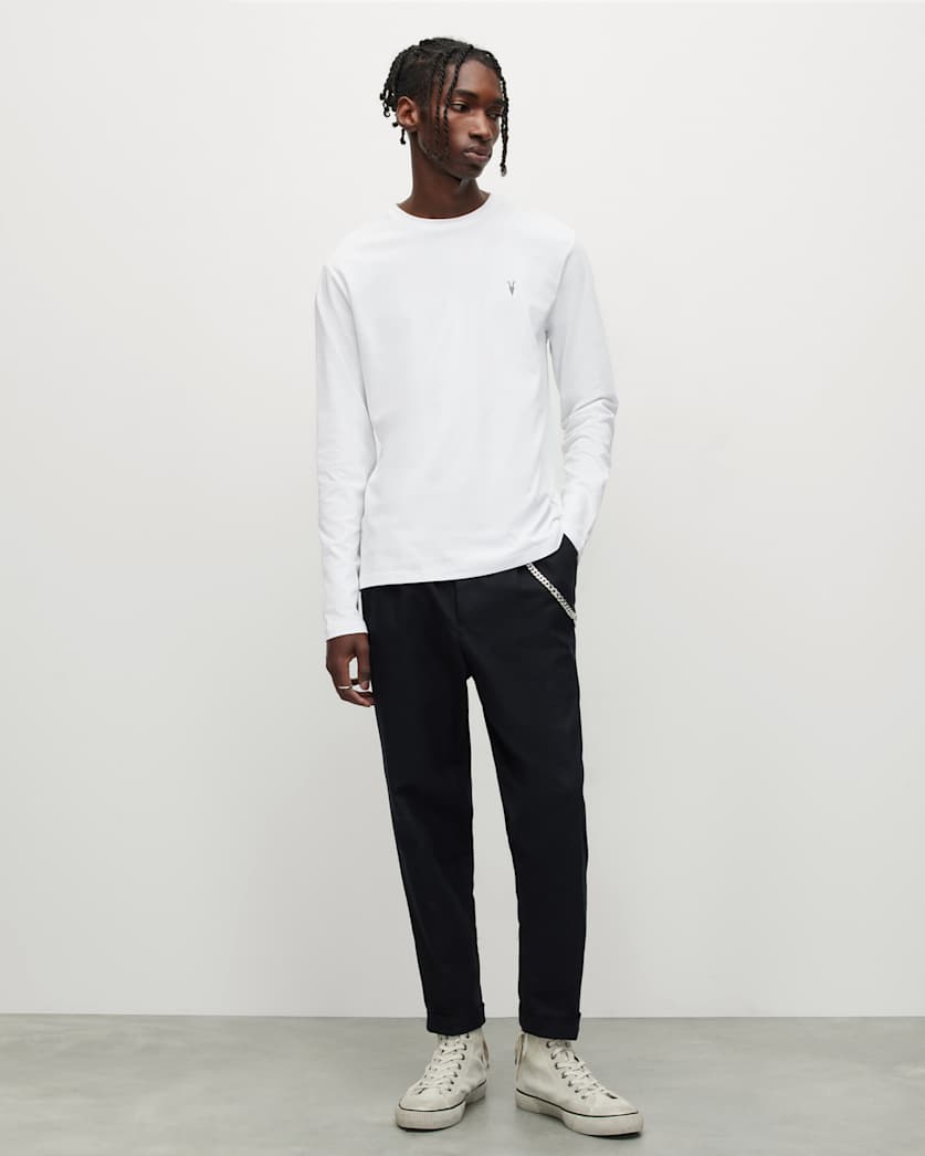 Brace Brushed Cotton Long Sleeve T-Shirt