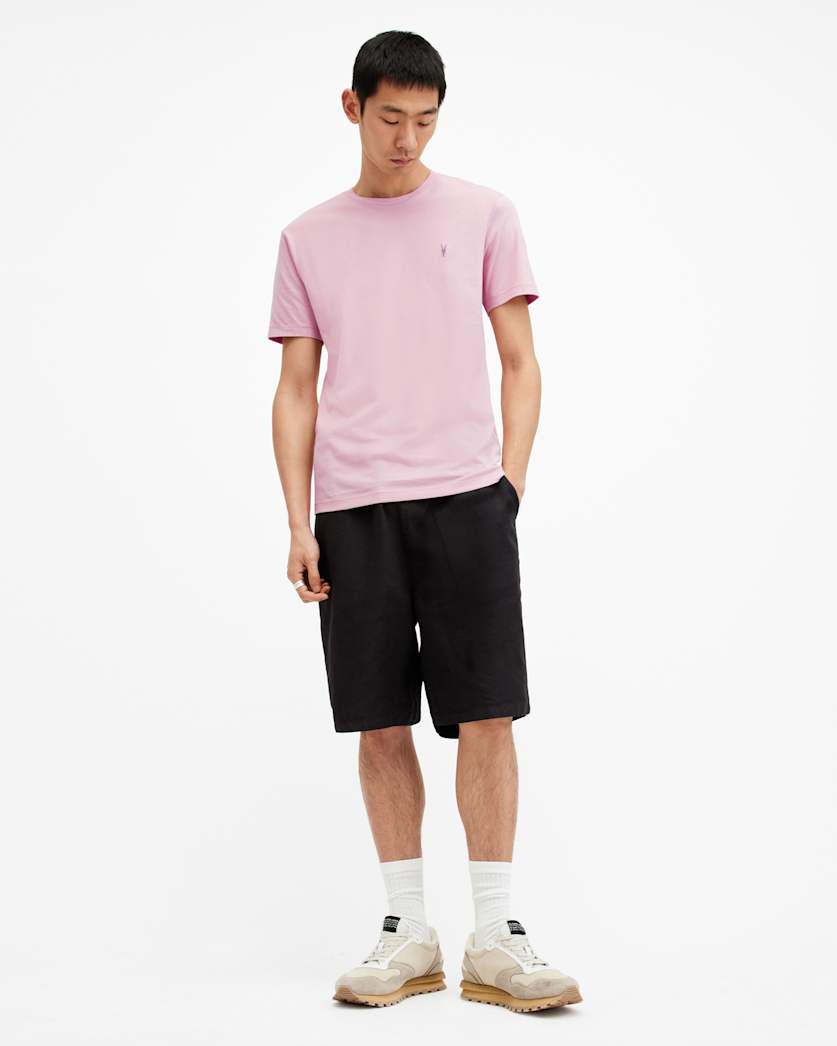 Brace Brushed Cotton Crew Neck T-Shirt