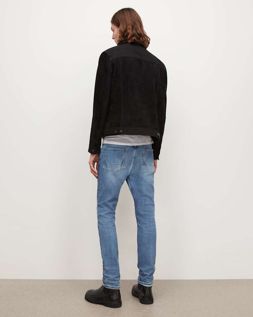 Cigarette Damaged Skinny Jeans