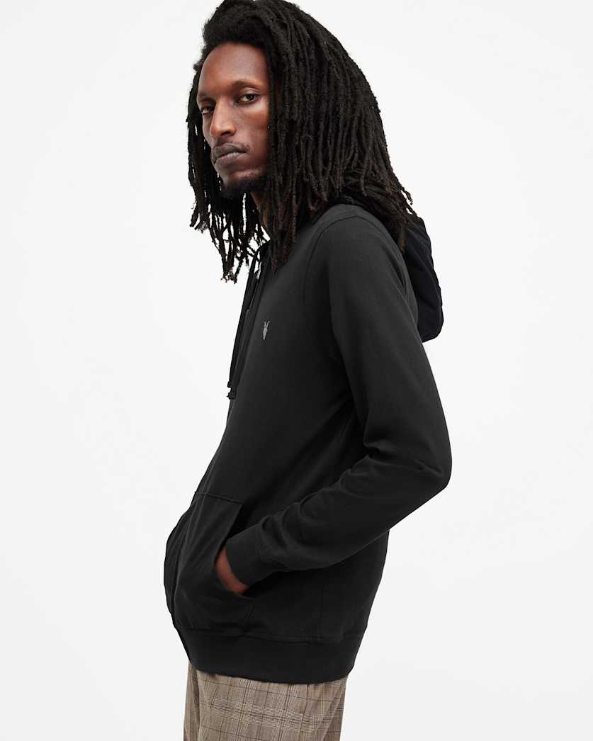 Brace Pullover Brushed Cotton Hoodie